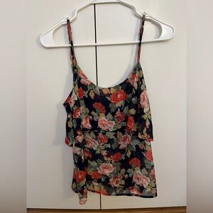 Floral Sleeveless Blouse